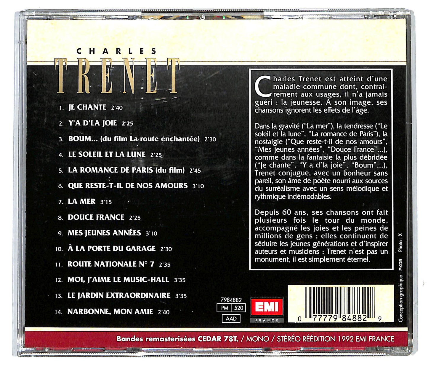 EBOND Charles Trenet - Disque D'Or CD CD116843