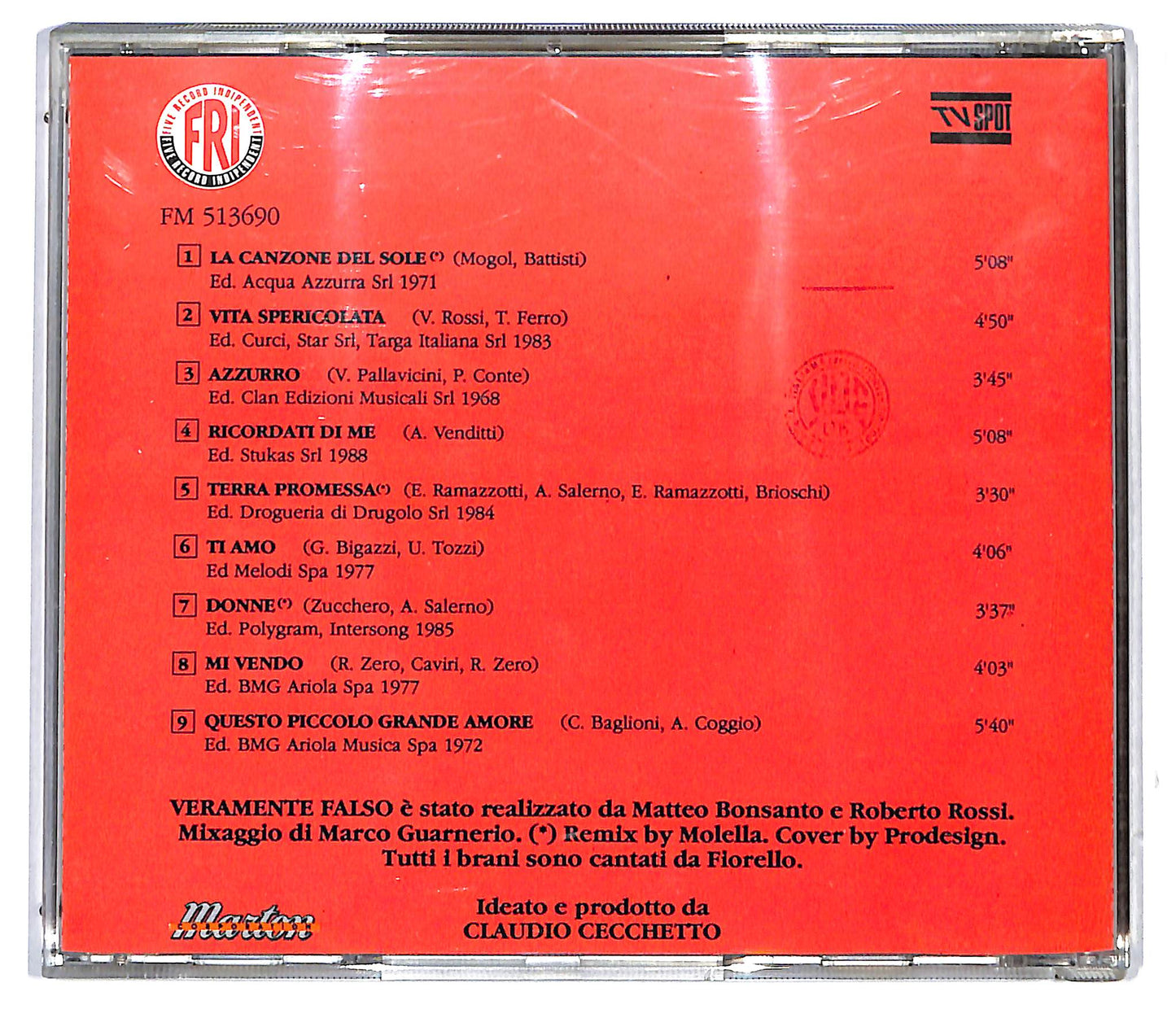 EBOND Fiorello - Veramente Falso CD CD116857