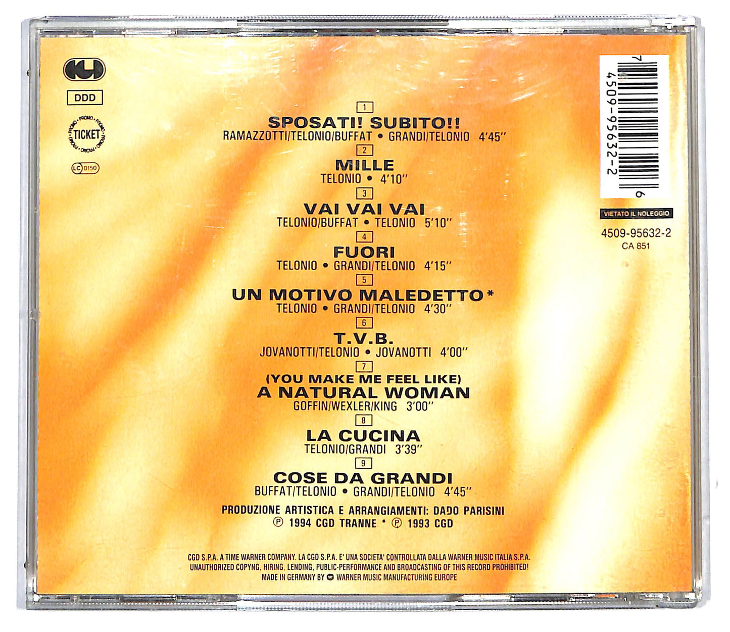 EBOND Irene Grandi - Irene Grandi CD CD116859