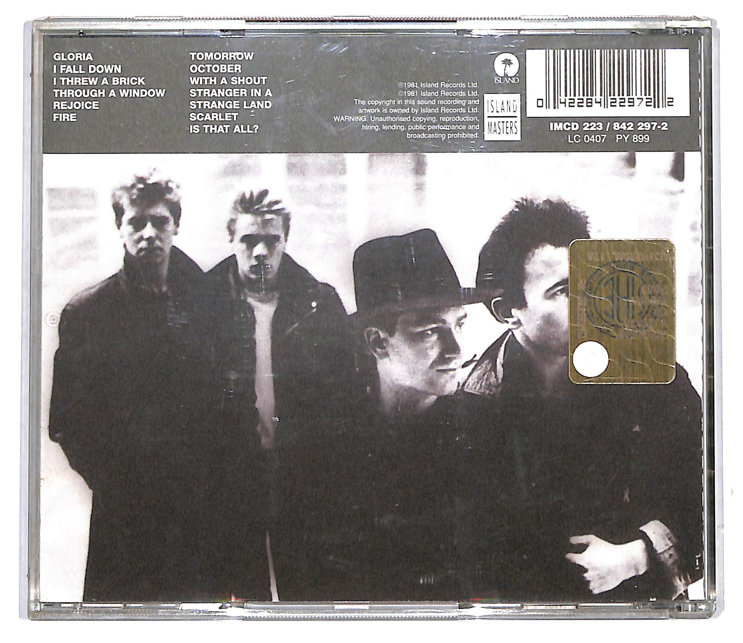 EBOND U2 - October CD CD116904
