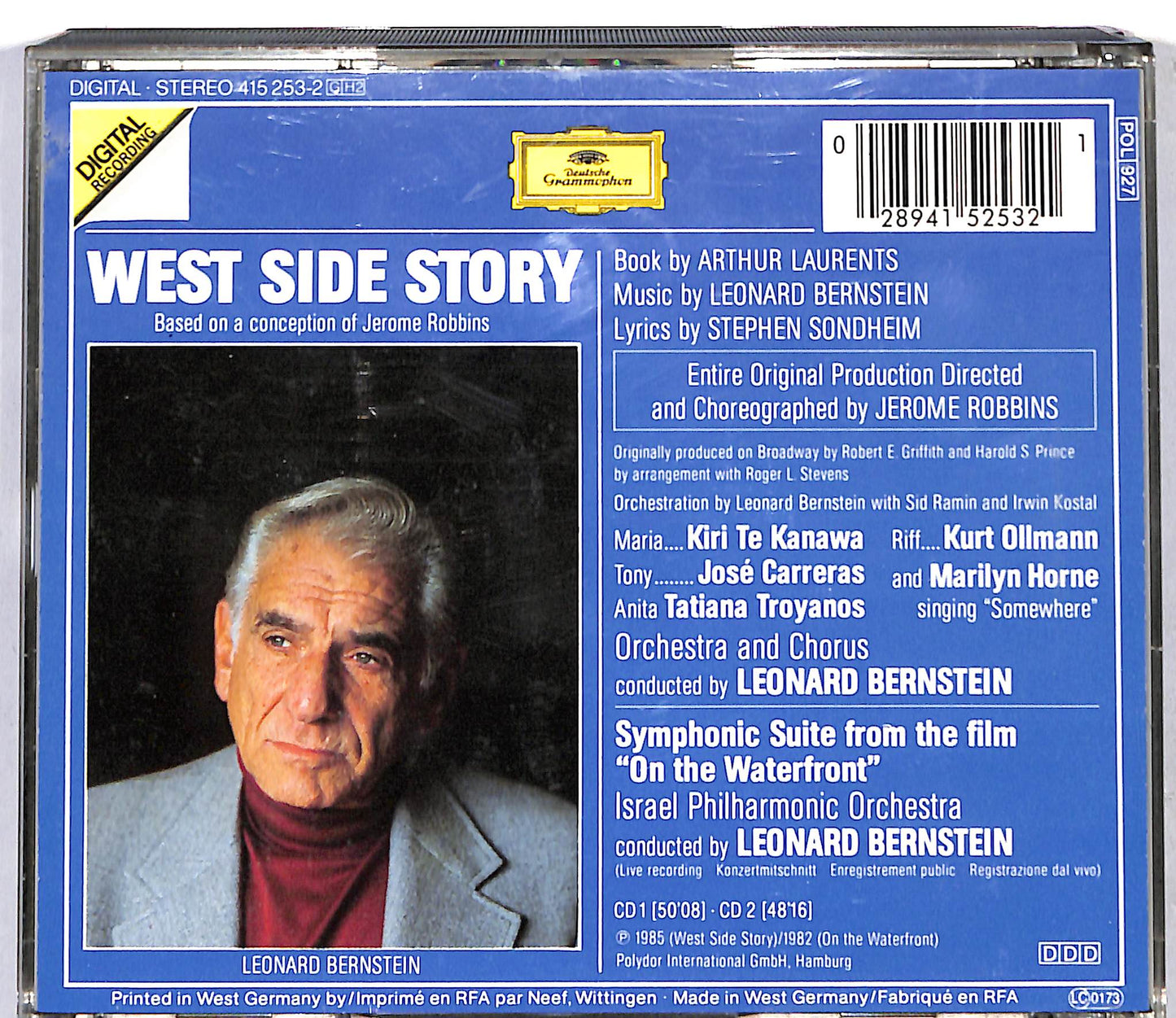 EBOND Leonard Bernstein - West Side Story CD CD117007