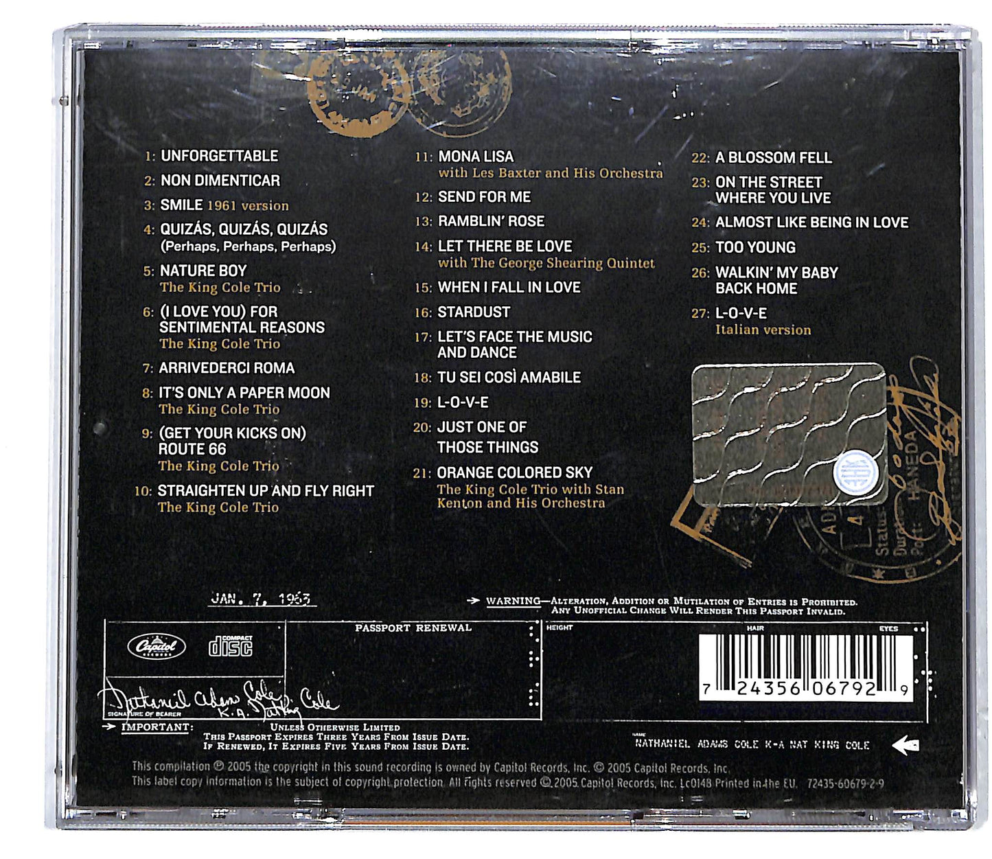 EBOND Nat King Cole - The World of Nat King Cole CD CD117019