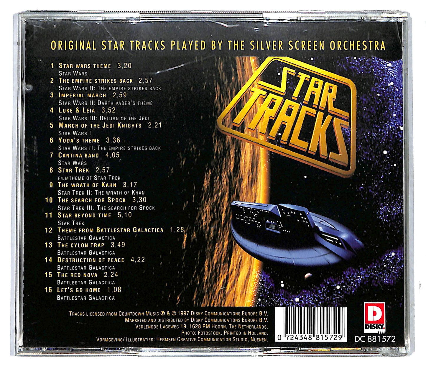 EBOND The Silver Screen Orchestra - Star Tracks CD CD117033