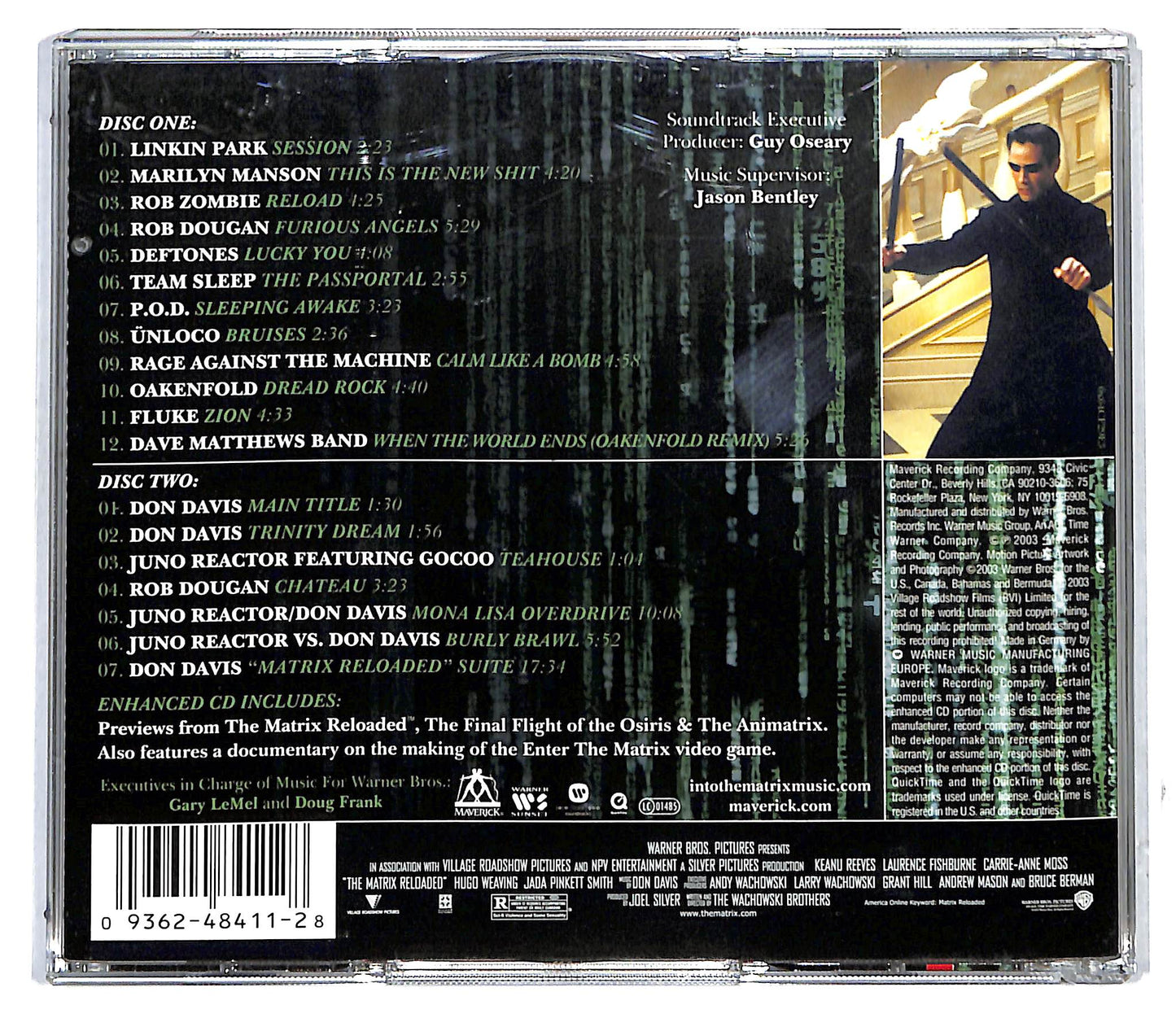 EBOND Various - The Matrix Reloaded (Music From The Motion Picture) CD CD117037