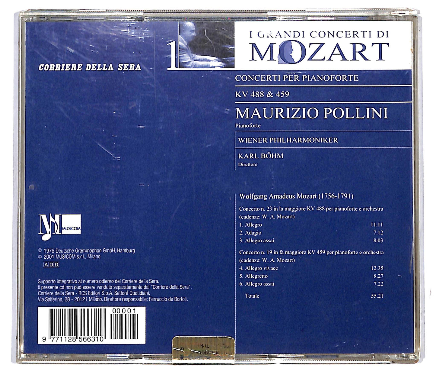 EBOND Mozart Maurizio Pollini - Concerti Pianoforte KV 488 & KV 459 CD CD117053