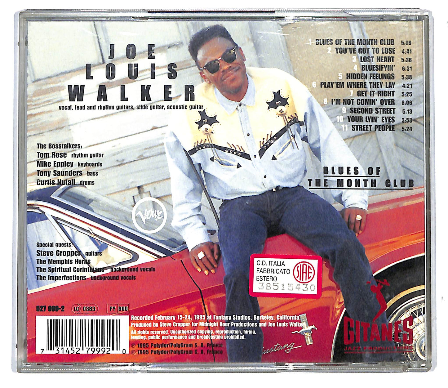 EBOND Joe Louis Walker - Blues Of The Month Club CD CD117108