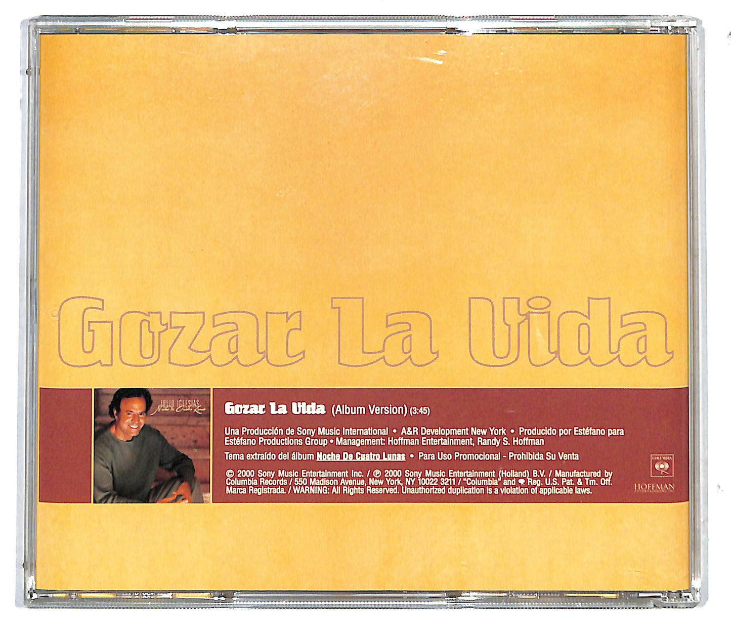 EBOND Julio Iglesias - Gozar La Vida CD CD117120