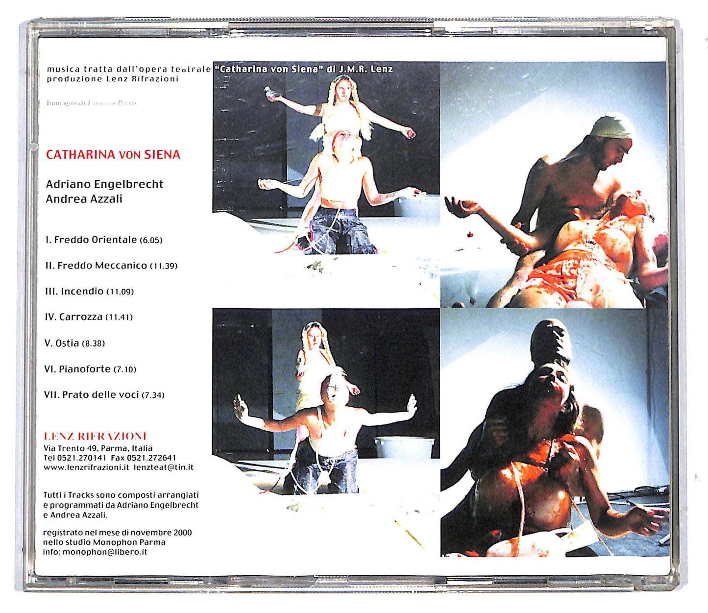 EBOND Andrea Azzali And Adriano Engelbrecht - Catharina Von Siena CD CD117144