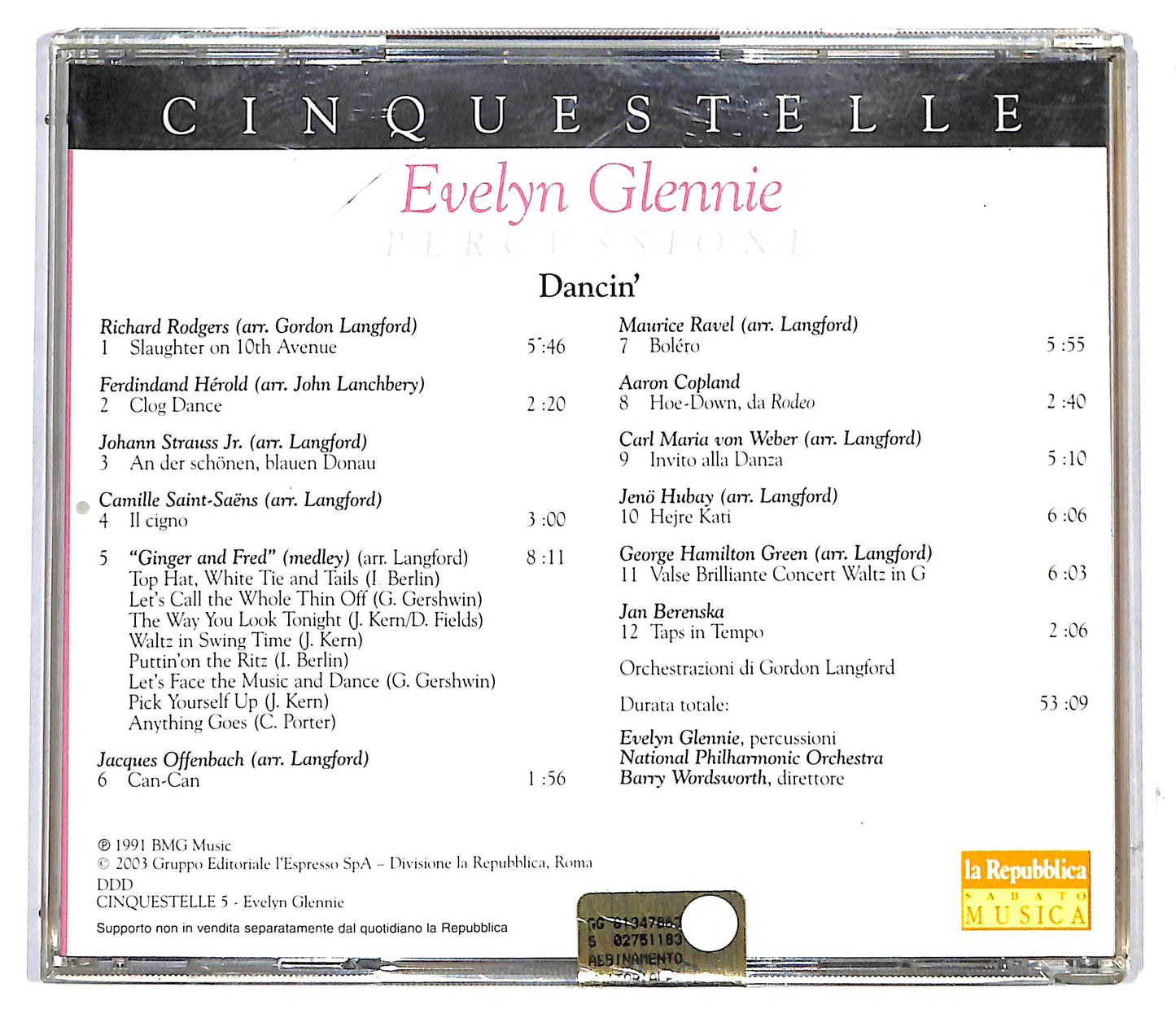 EBOND Evelyn Glennie - Dancin' EDITORIALE CD CD117161
