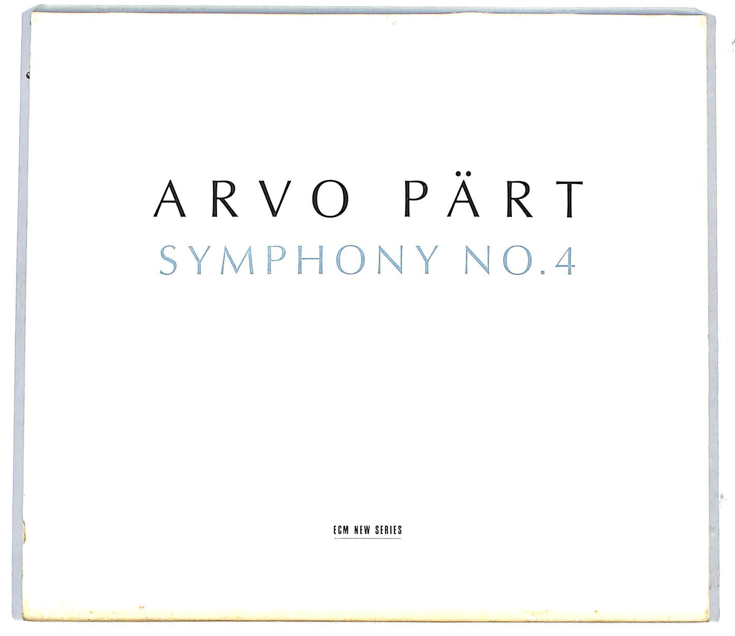 EBOND Arvo Part - Symphony No. 4 SLIPCASE CD CD117225