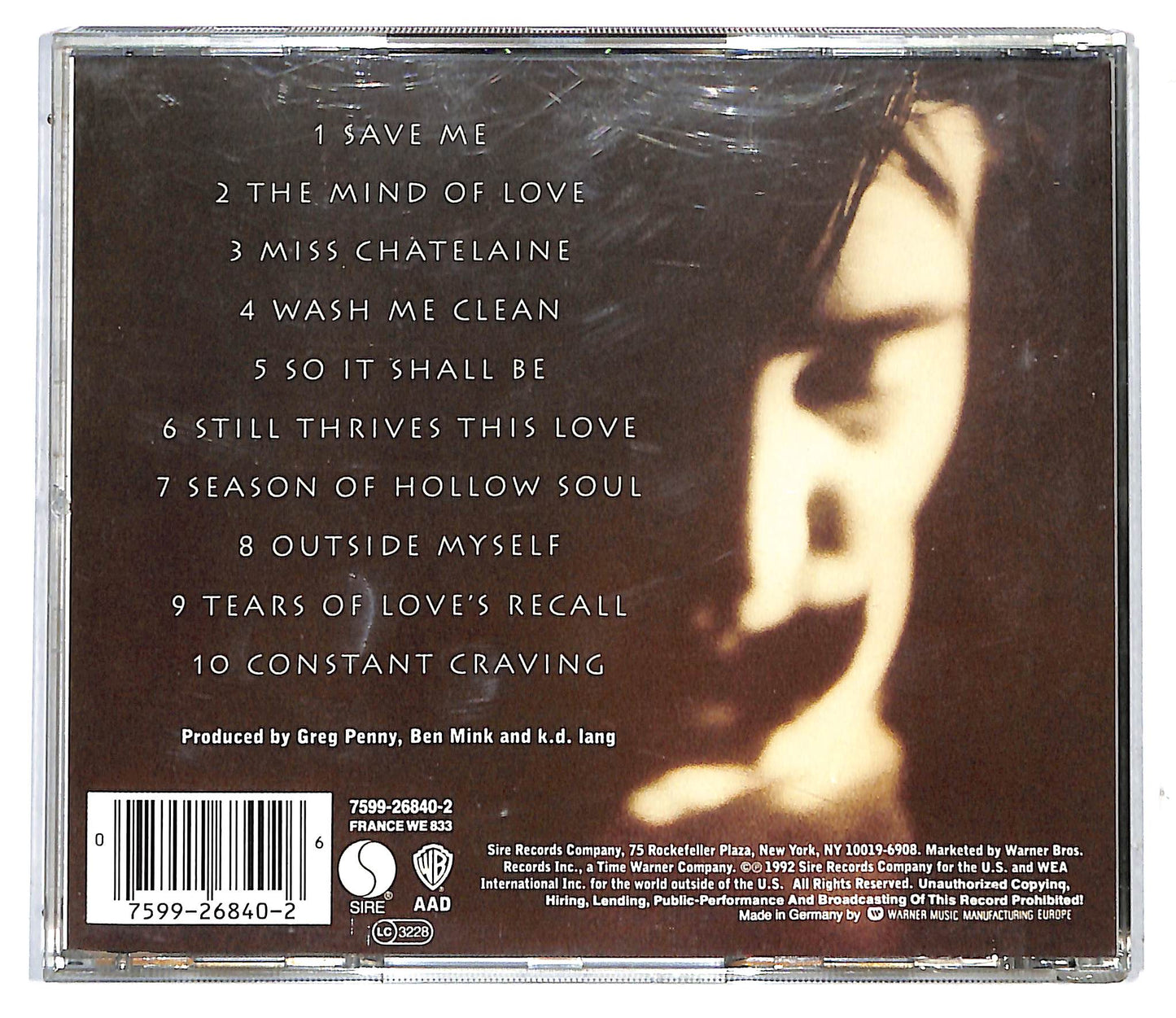 EBOND k.d. lang - Ingenue CD CD117234