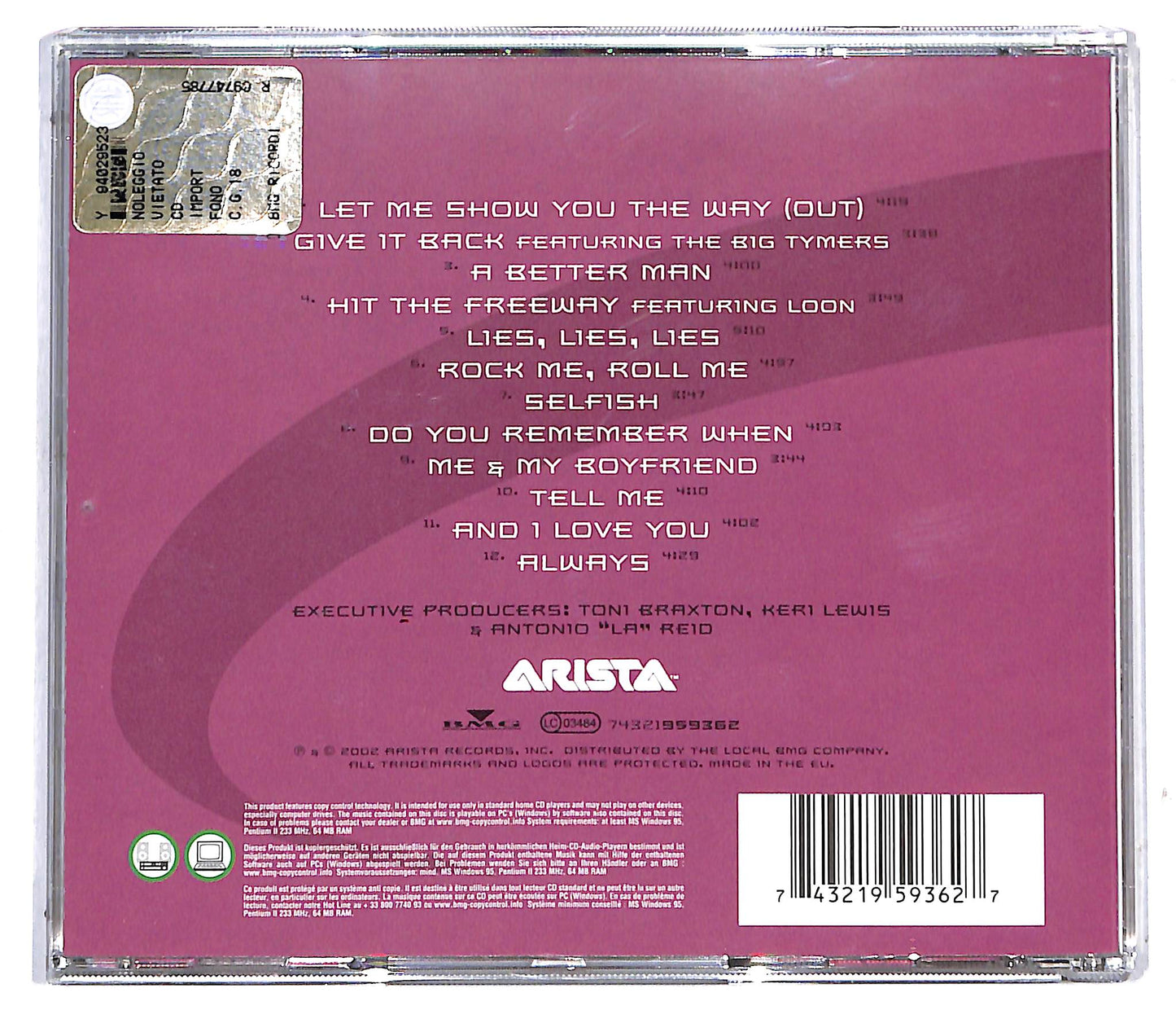 EBOND Toni Braxton - More Than A Woman CD CD117265