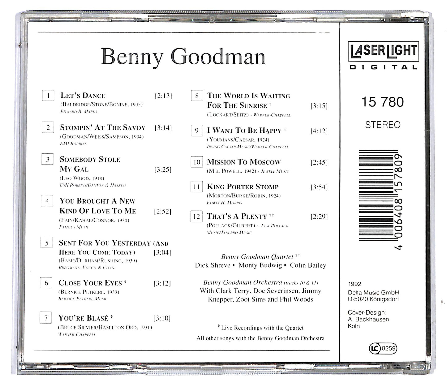 EBOND Benny Goodman - Let's Dance CD CD117315