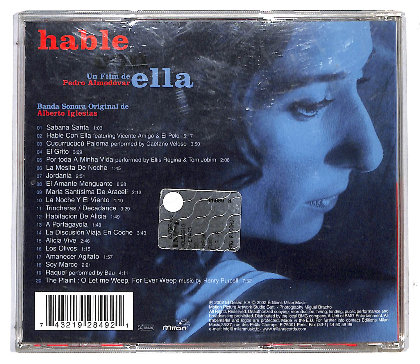 EBOND Alberto Iglesias - Hable Con Ella (Banda Sonora Original) CD CD117338