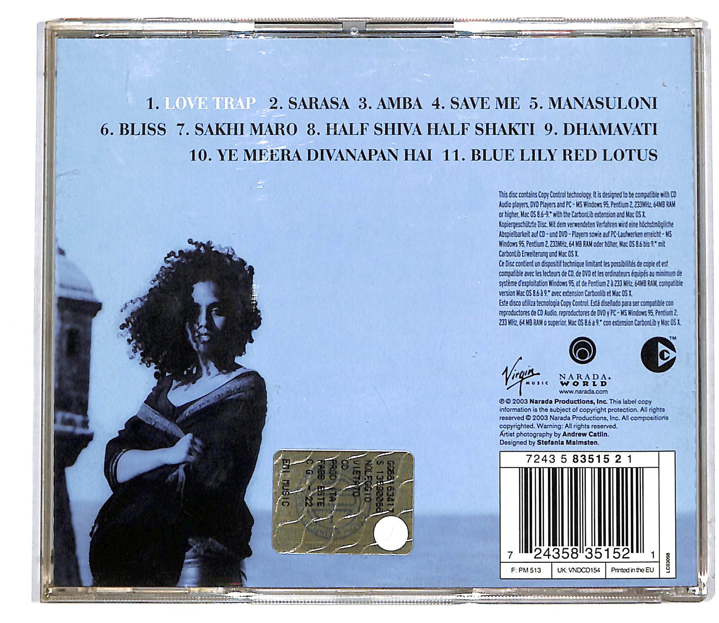 EBOND Susheela Raman - Love Trap CD CD117356