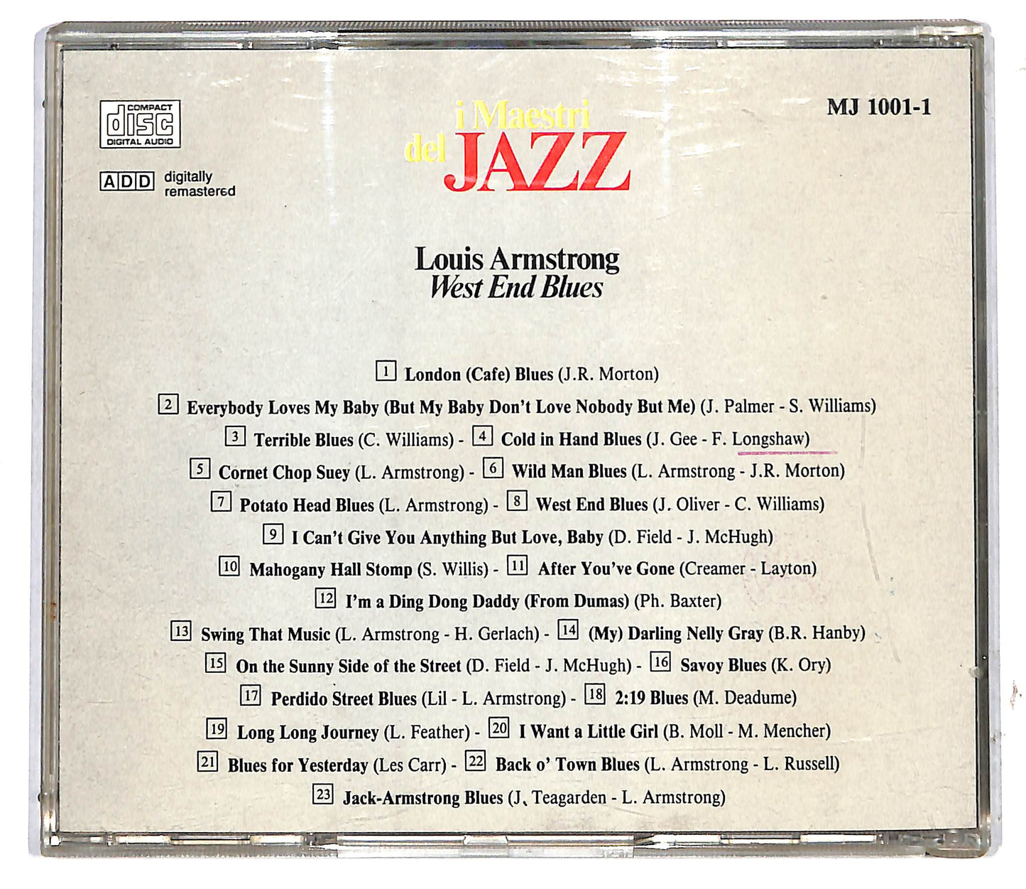 EBOND Louis Armstrong - West End Blues EDITORIALE CD CD117358