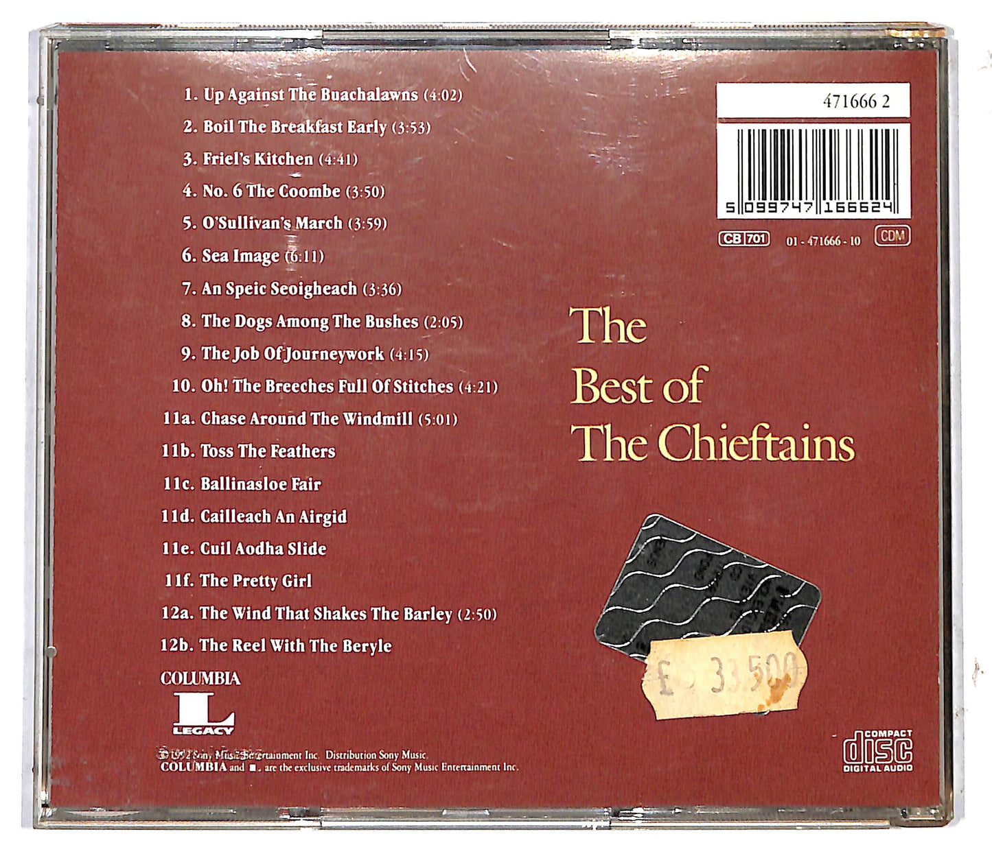 EBOND The Chieftains - The Best Of The Chieftains CD CD117360