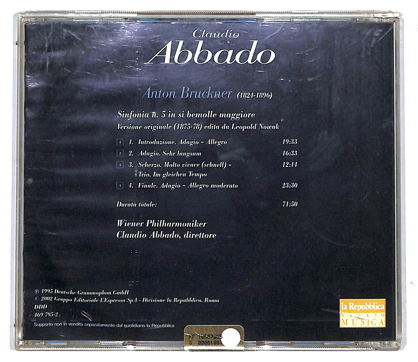 EBOND Claudio Abbado - Bruckner - Sinfonia N.5 CD CD117415