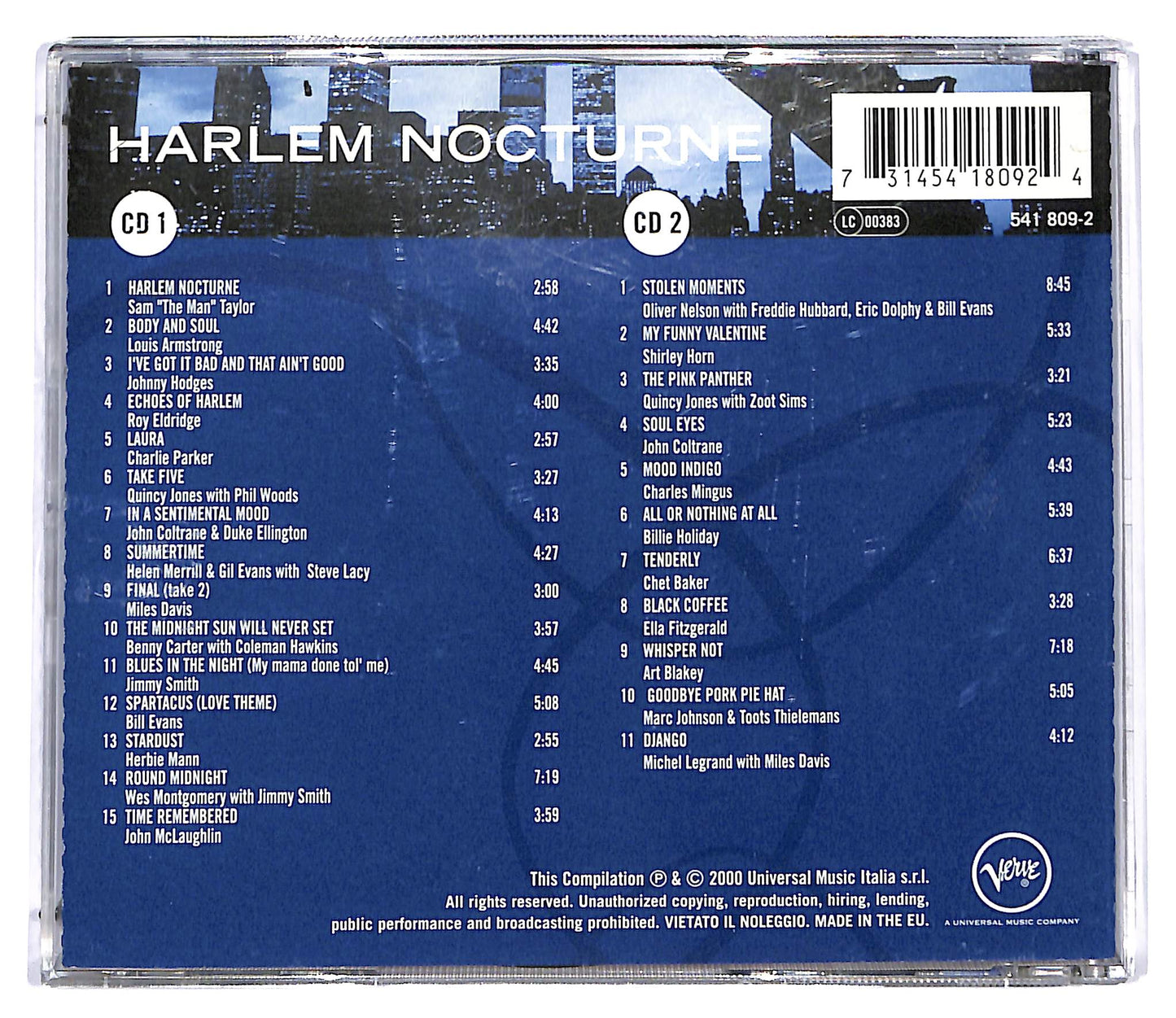 EBOND Various - Harlem Nocturne CD CD117457