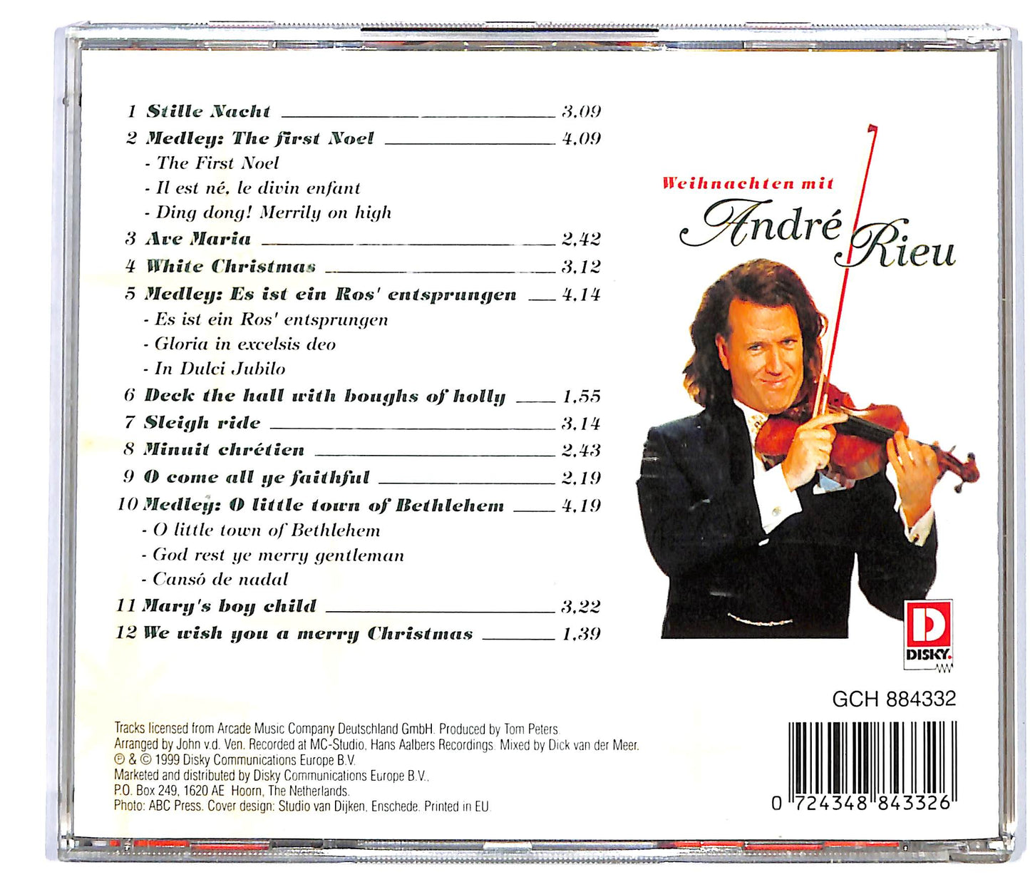 EBOND Andre Rieu - Weihnachten Mit Andre Rieu CD CD117547