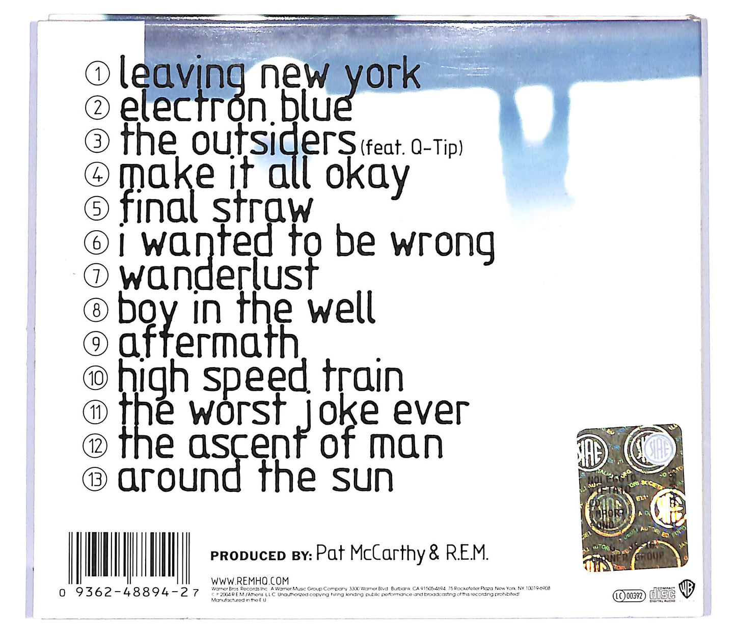 EBOND R.E.M. - Around The Sun DIGIPACK CD CD117637