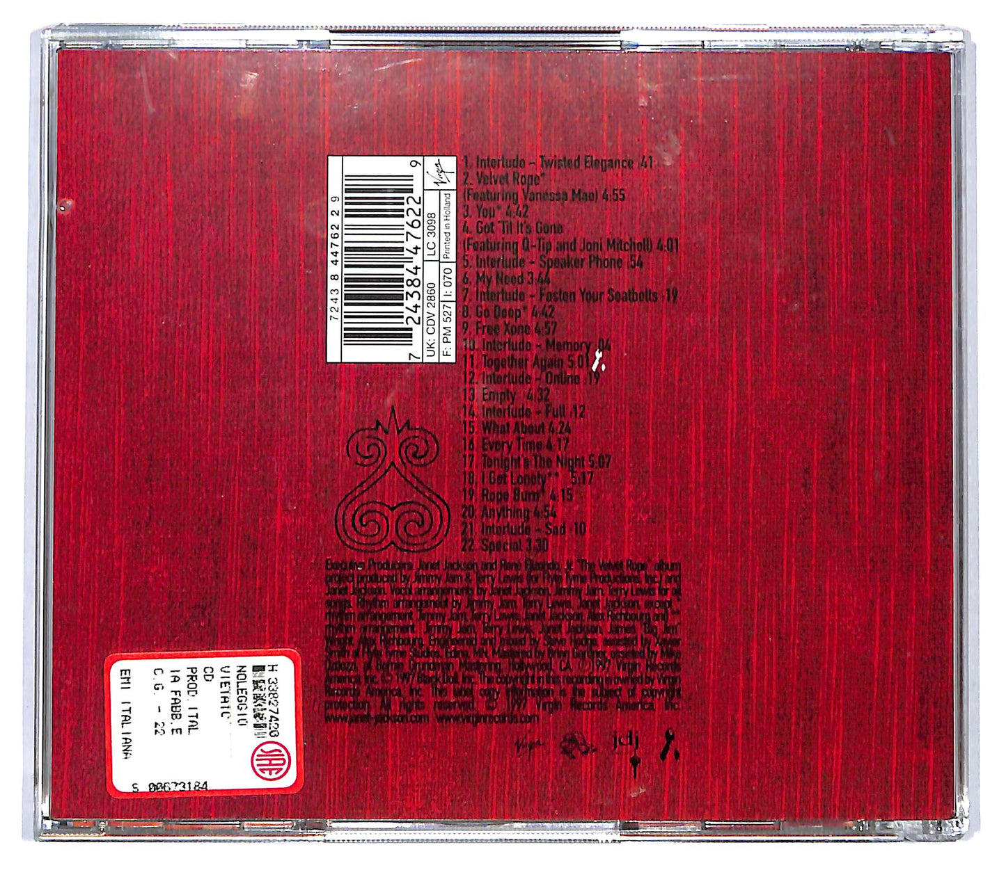 EBOND Janet - The Velvet Rope CD CD117714