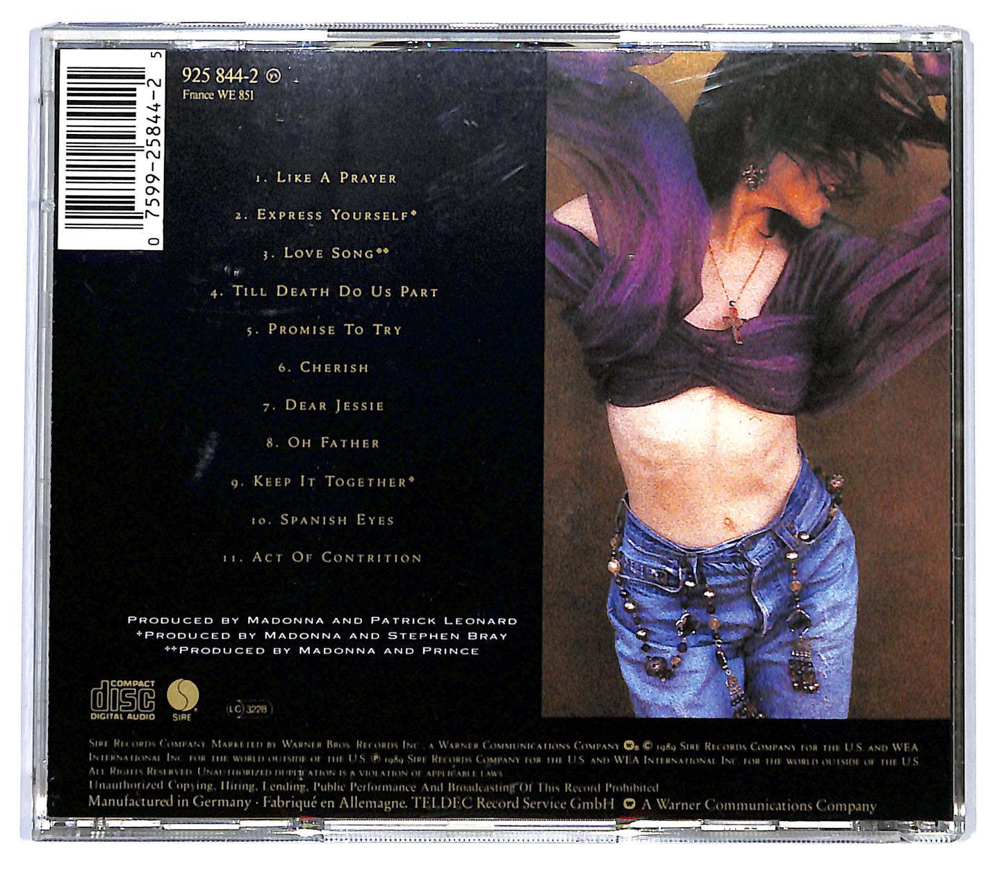 EBOND Madonna - Like A Prayer CD CD117729