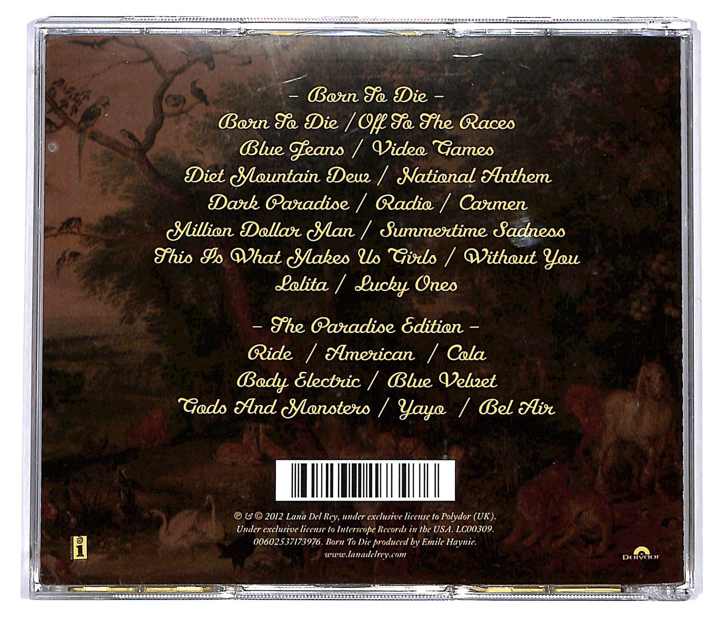 EBOND Lana Del Rey - Born To Die (The Paradise Edition) CD CD117814