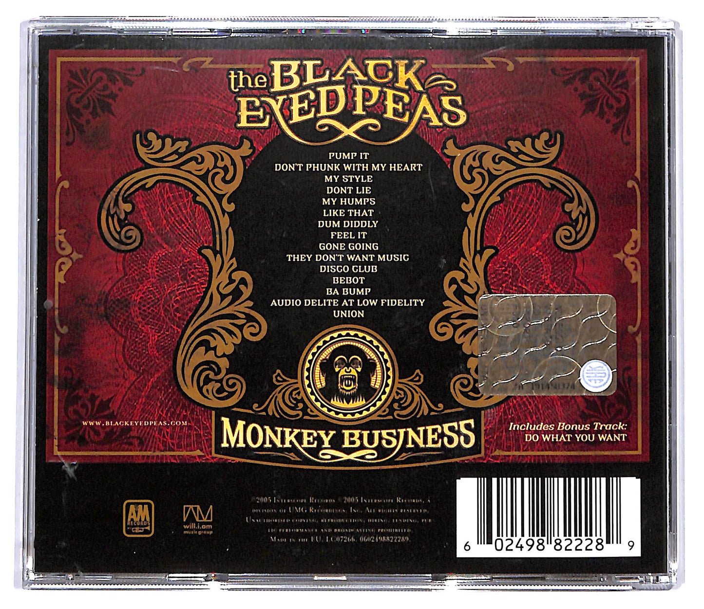EBOND The Black Eyed Peas - Monkey Business CD CD117844