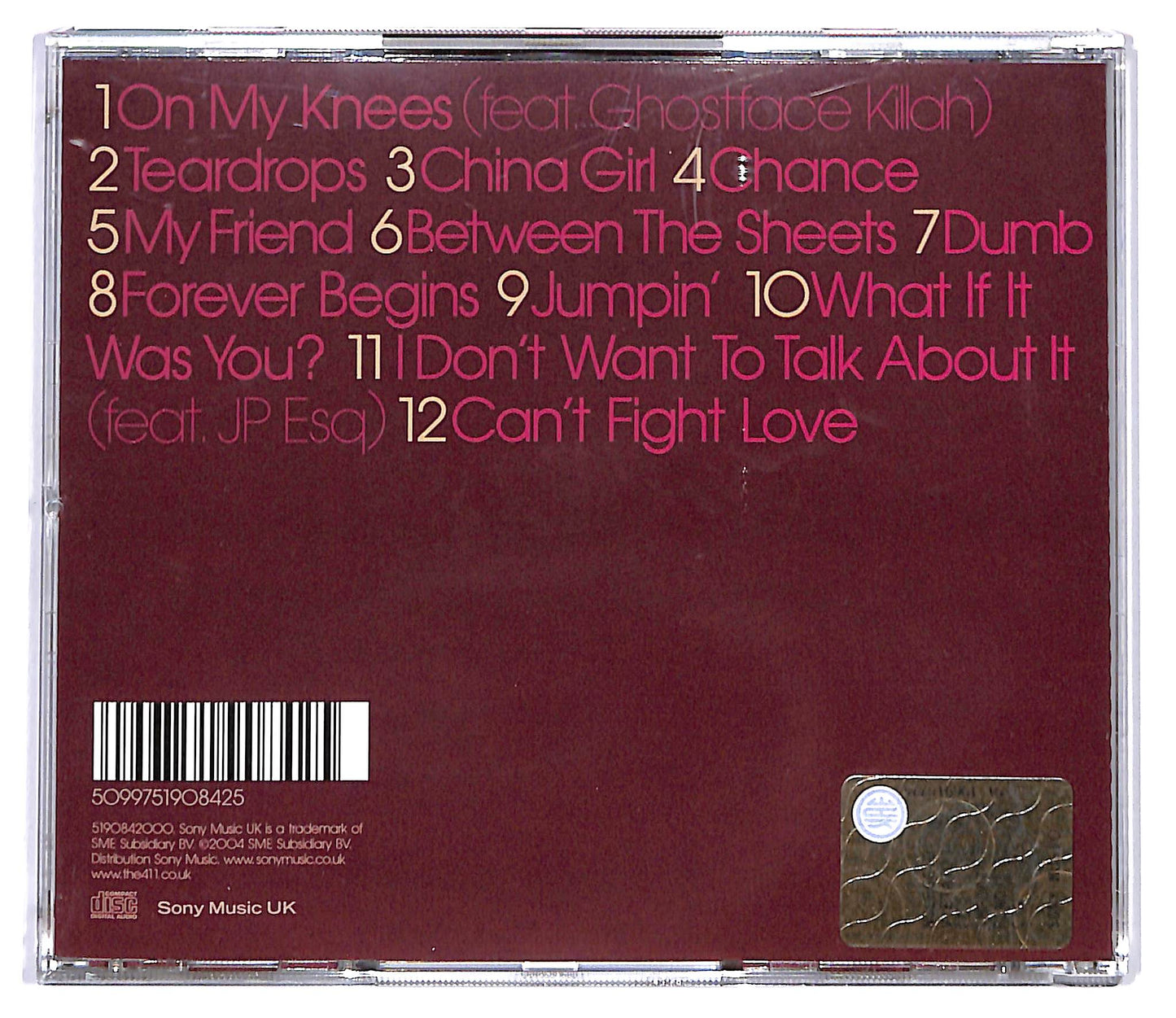 EBOND The 411 - Between The Sheets CD CD117853