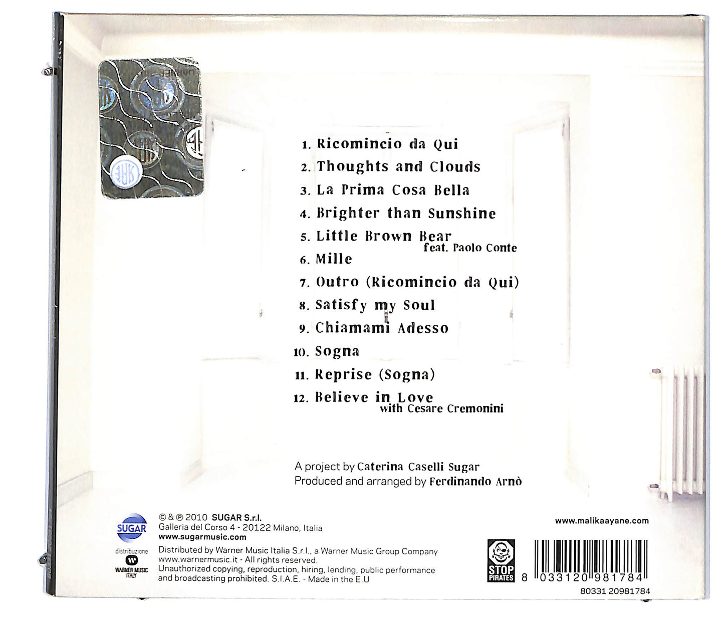 EBOND Malika Ayane - Grovigli DIGIPACK CD CD117860