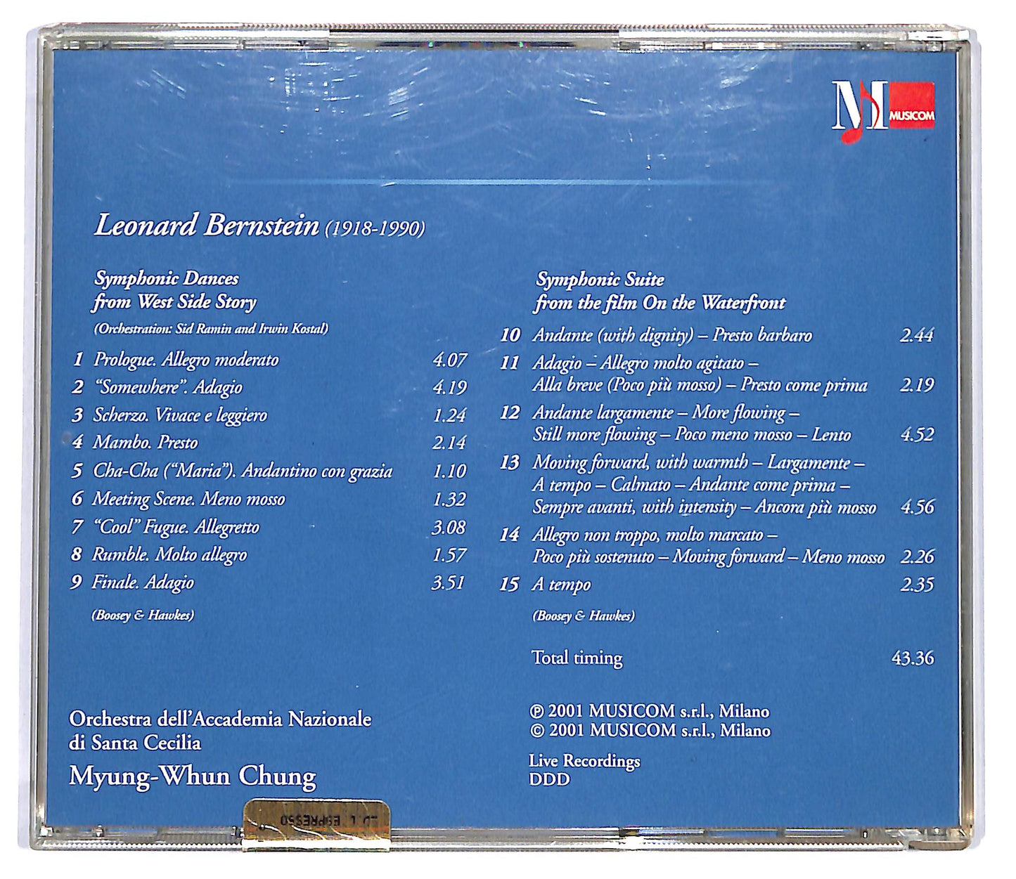 EBOND Bernstein - West Side Story Vol 3 EDITORIALE CD CD117917