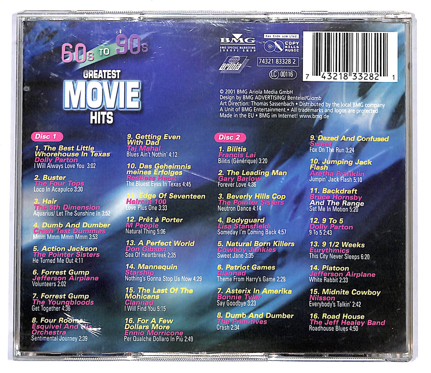 EBOND Various - Greatest Movie Hits 60s To 90s CD CD117948