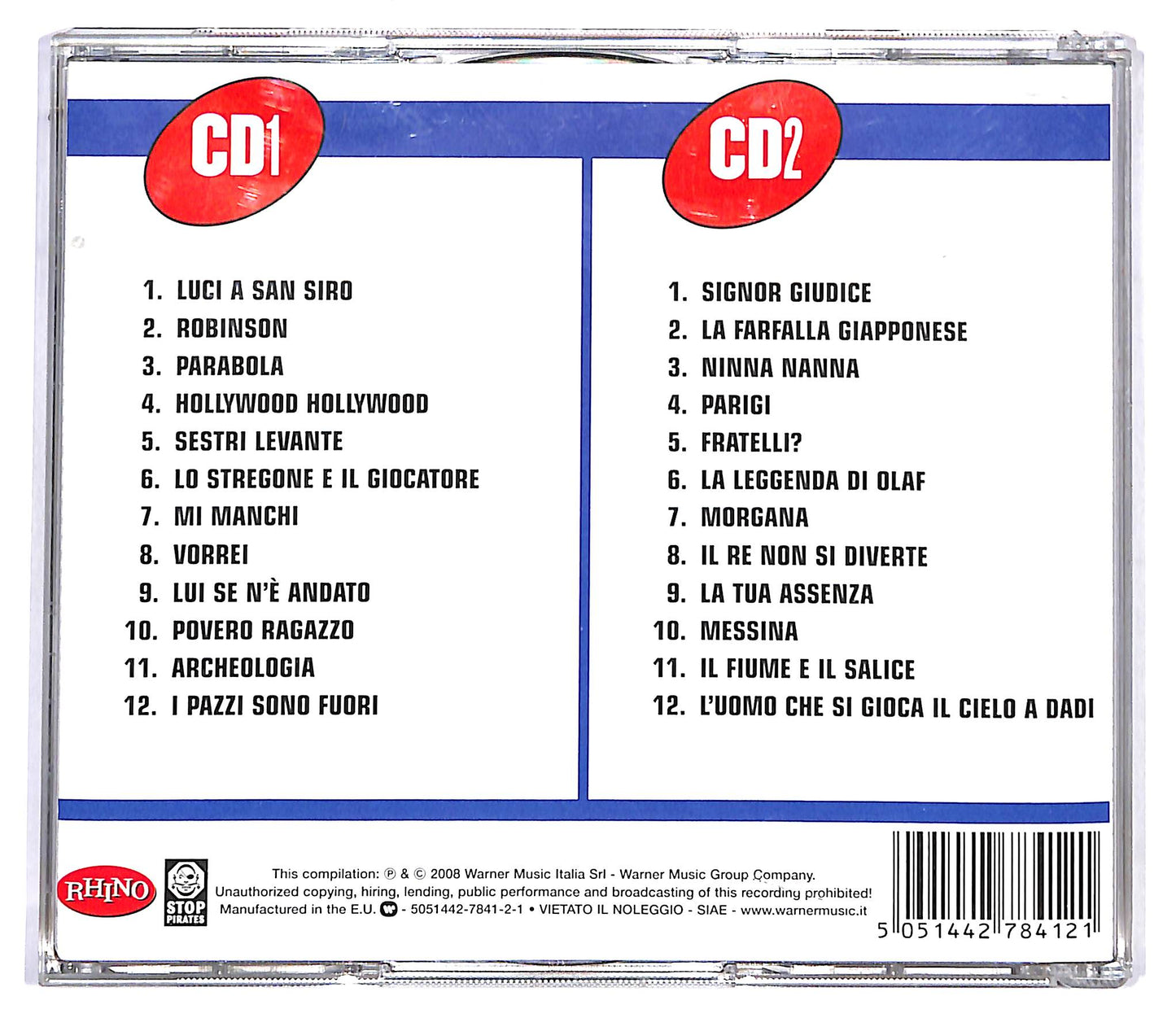 EBOND Roberto Vecchioni - I Grandi Successi CD CD118067