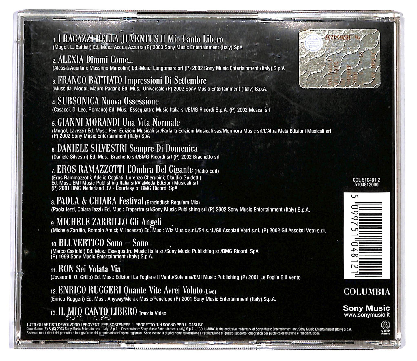 EBOND Various - Il Mio Canto Libero CD CD118068