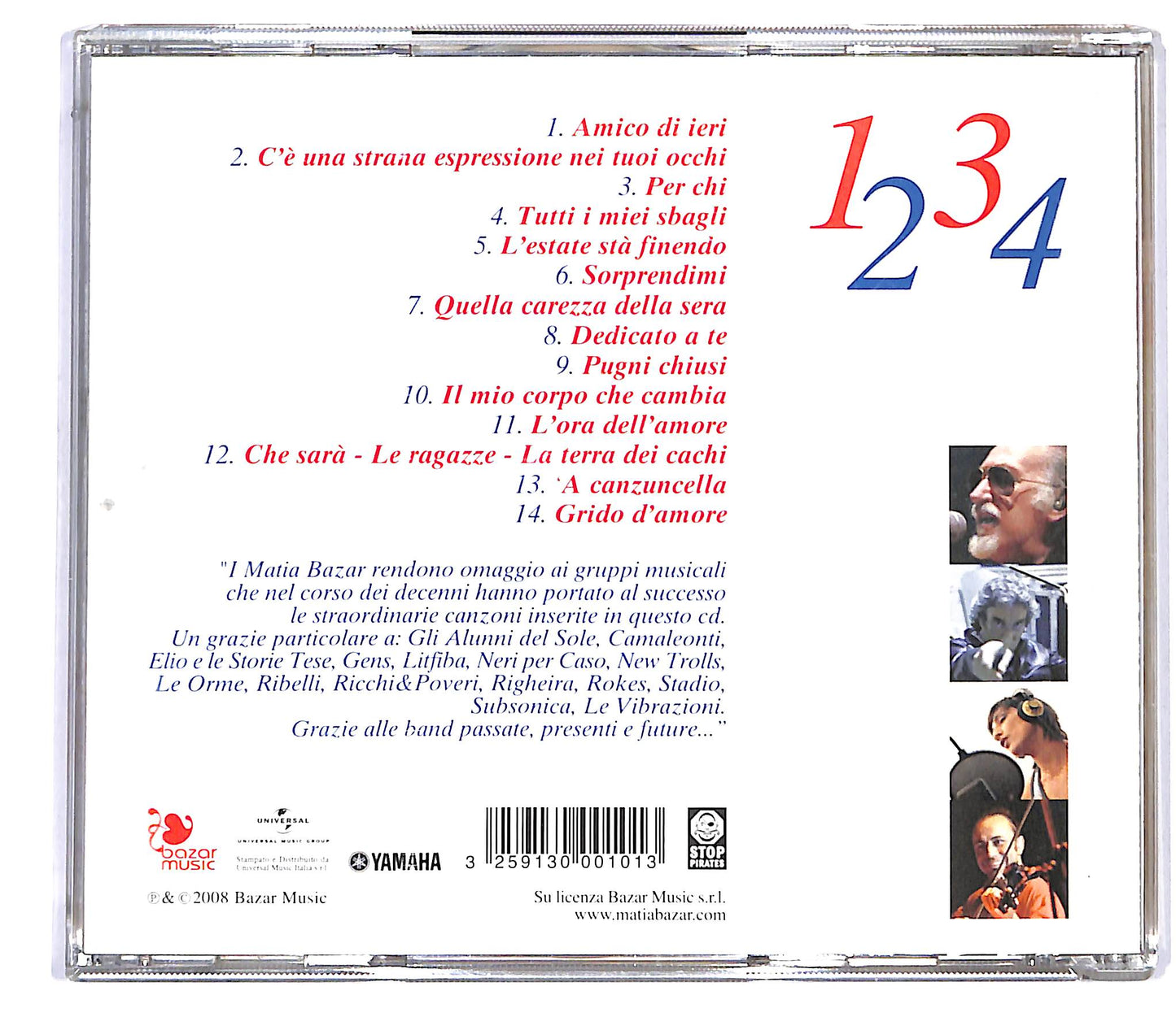 EBOND Matia Bazar - One1two2three3four4 (Volume Due) CD CD118107