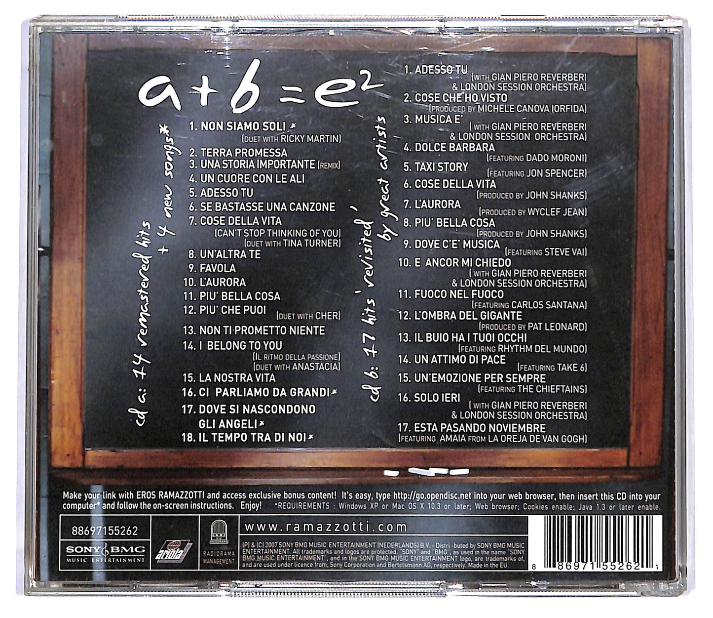 EBOND Eros Ramazzotti - E² CD CD118117