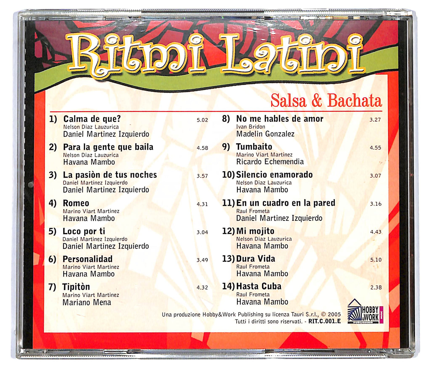 EBOND Various - Ritmi Latini - Salsa & Bachata EDITORIALE CD CD118235