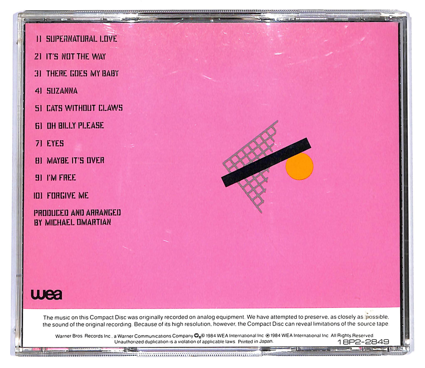 EBOND Donna Summer - Cats Without Claws CD CD118437