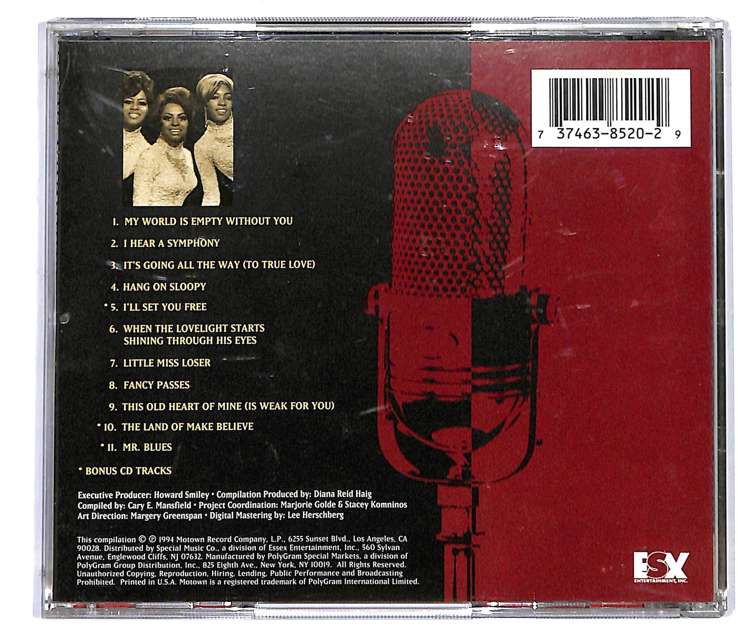 EBOND Diana Ross And The Supremes - Motown Legends - My World Is Empty Without You CD CD118507
