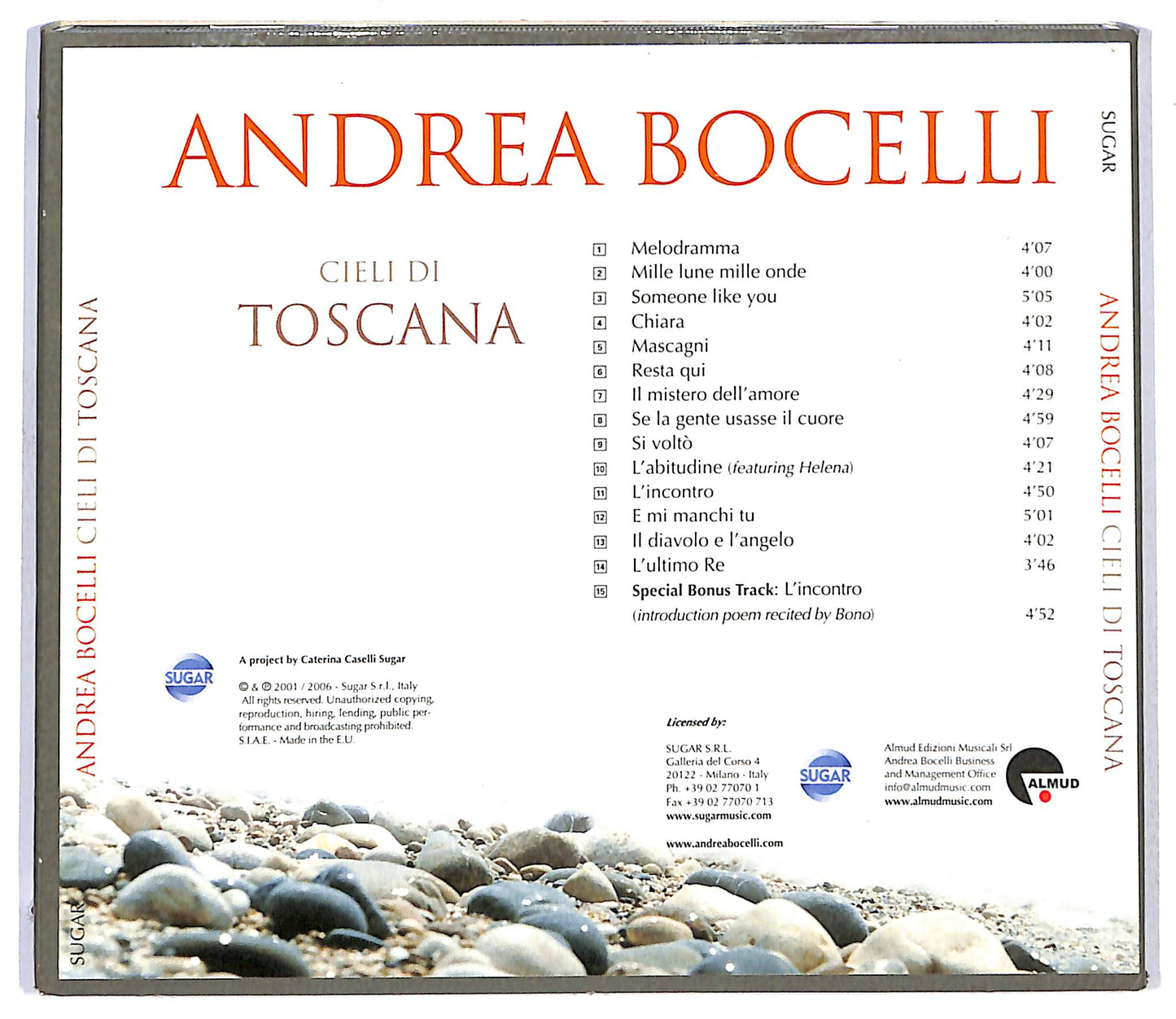 EBOND Andrea Bocelli - Cieli Di Toscana EDITORIALE CD CD118618