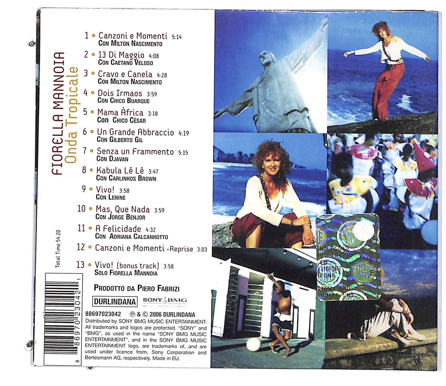 EBOND Fiorella Mannoia - Onda Tropicale DIGIPACK CD CD118639