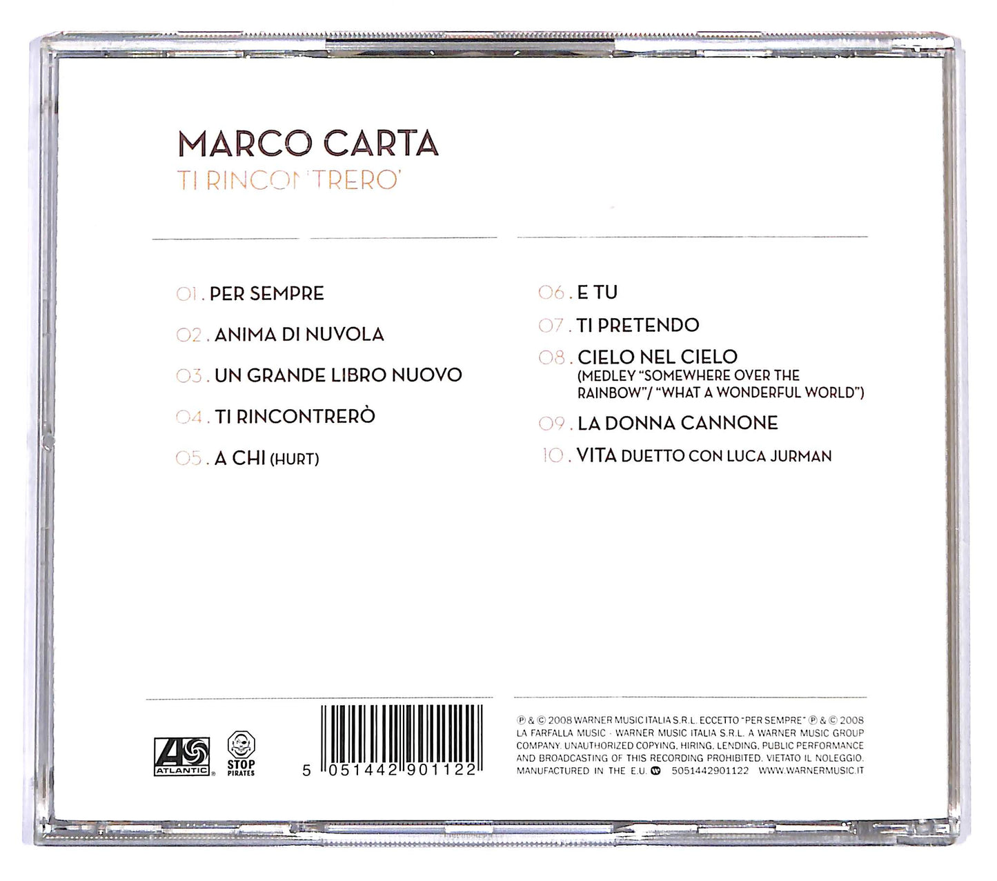 EBOND Marco Carta - Ti Rincontrero' CD CD118732