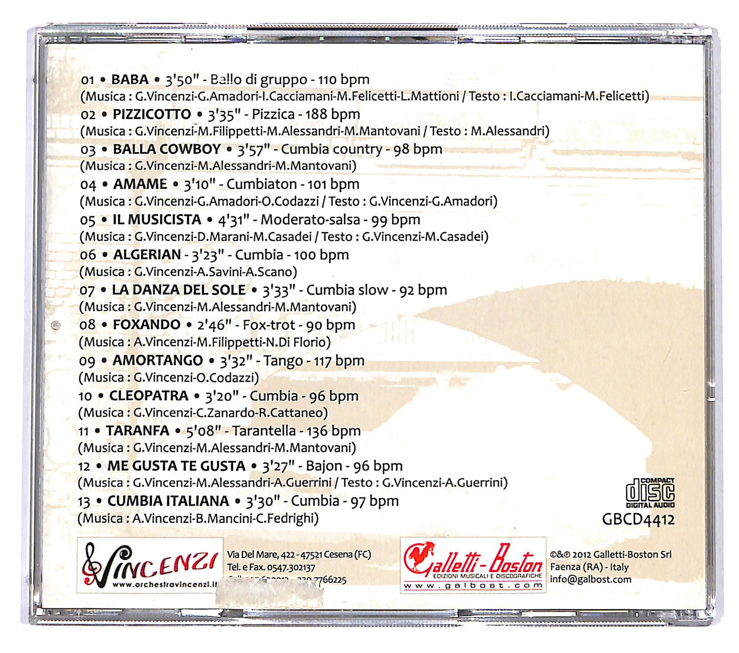 EBOND Orchestra Vincenzi - Baba Party CD CD118739