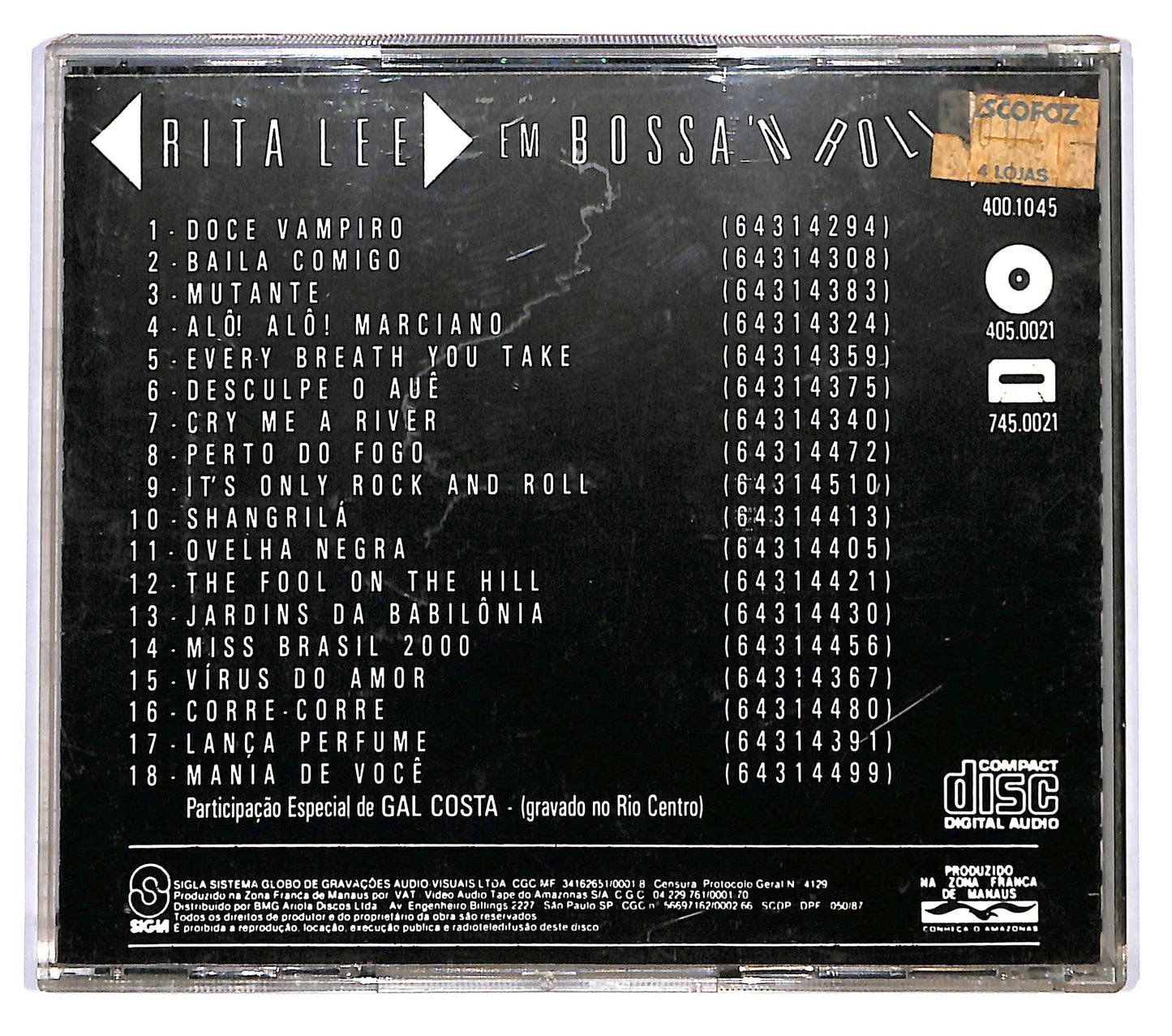 EBOND Rita Lee - Rita Lee Em Bossa 'N Roll CD CD118750