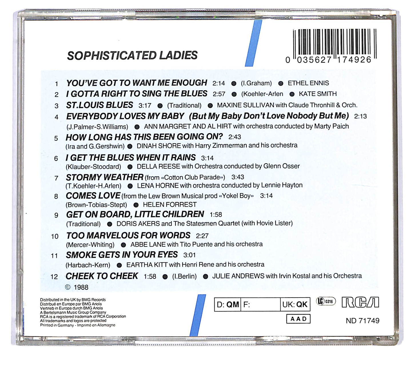 EBOND Various - Sophisticated Ladies CD CD118827