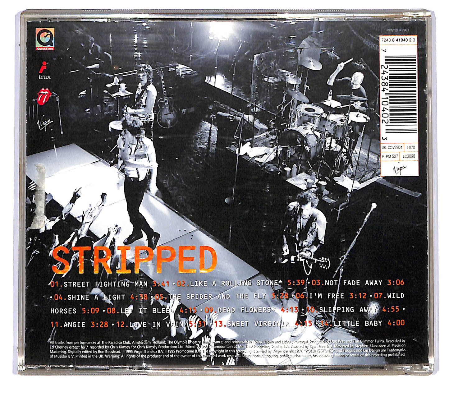 EBOND The Rolling Stones - Stripped CD CD118831