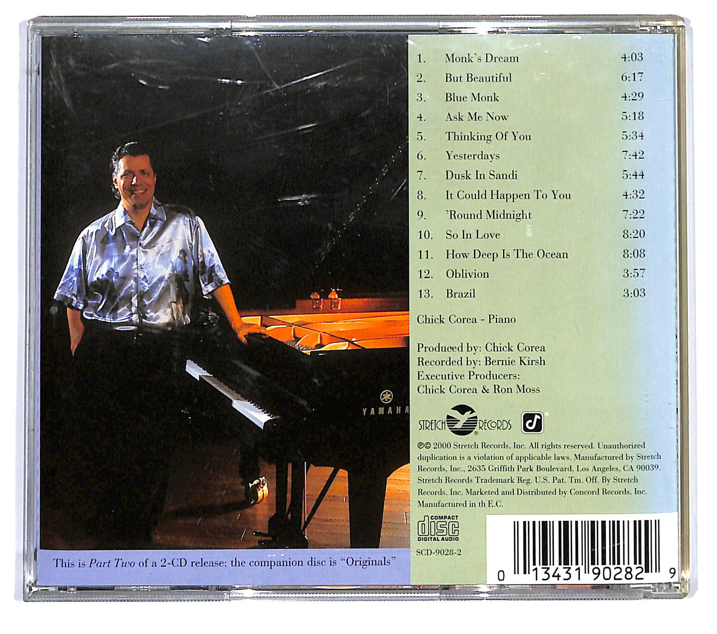 EBOND Chick Corea - Solo Piano: Standards (Part Two) CD CD118901