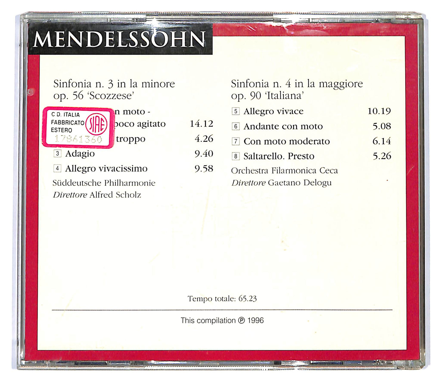 EBOND Mendelssohn - Mendelssohn CD CD118924
