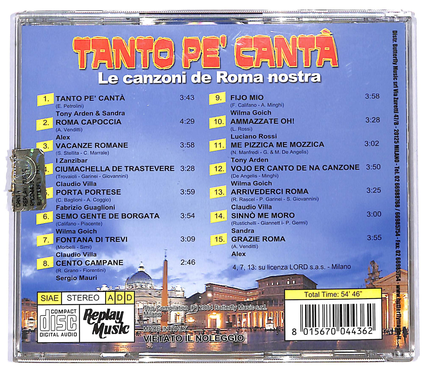 EBOND Various - Tanto Pe’ Canta CD CD118958